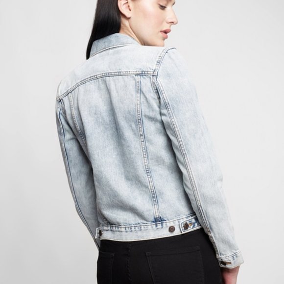 NWT GAP DENIM 1969 Women XS Icon Denim Jean Jacket - Picture 3 of 9